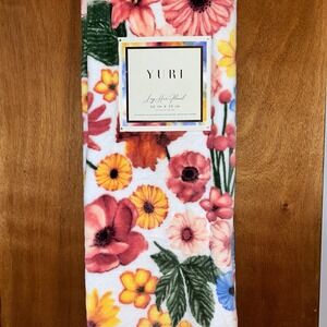 Modern Bohemian Floral Oversized Blanket